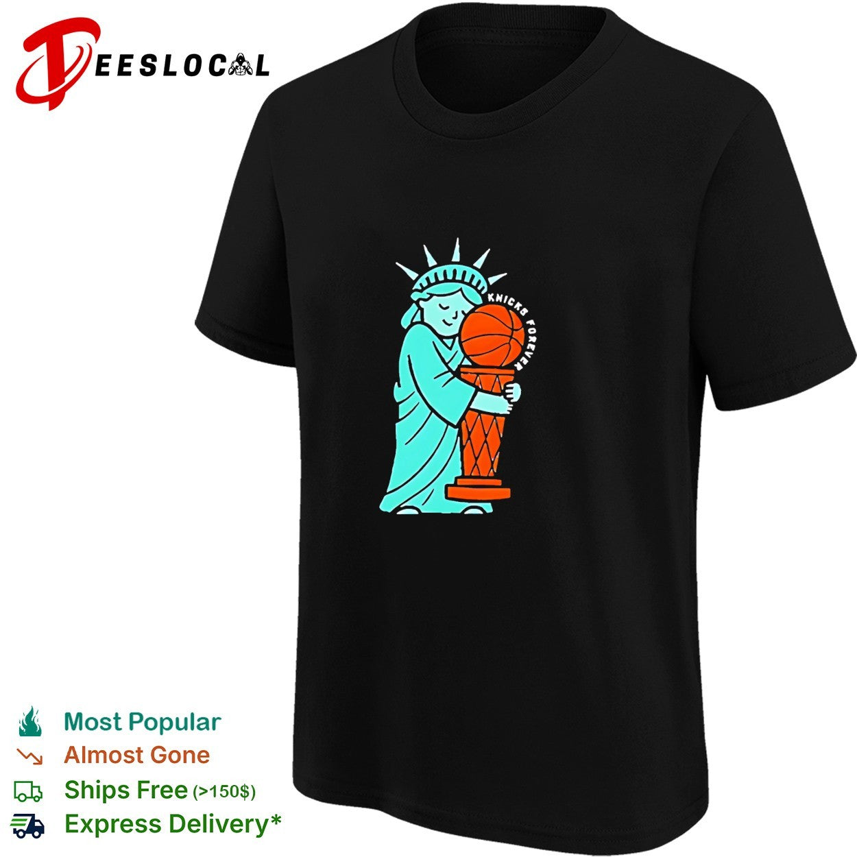 Statue of Liberty Knicks forever trophy shirt