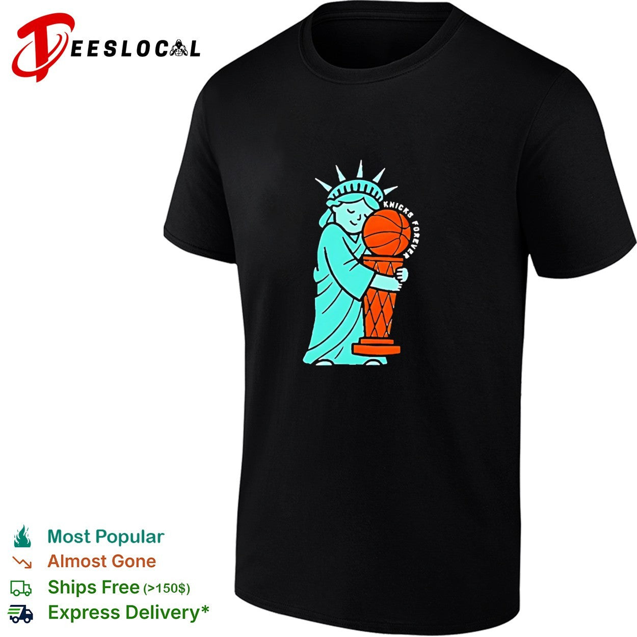 Statue of Liberty Knicks forever trophy shirt