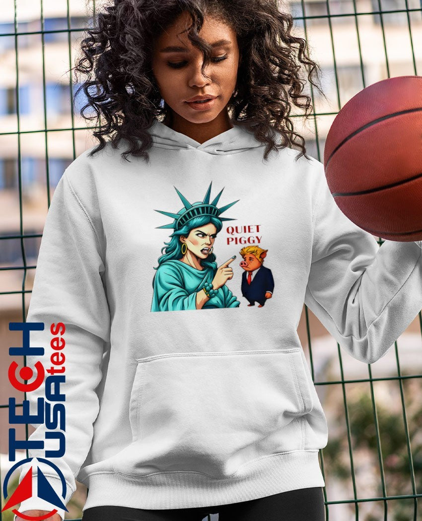 Statue of Liberty Quiet Piggy Trump shirt