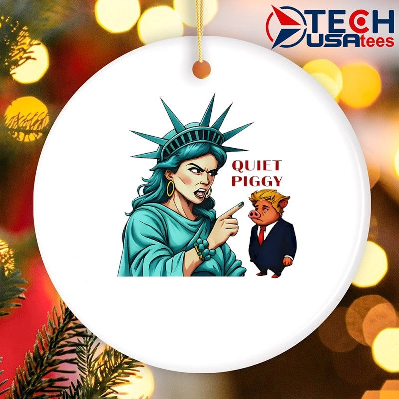Statue of Liberty Quiet Piggy Trump shirt