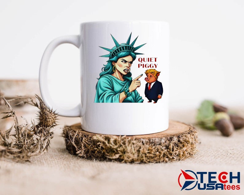Statue of Liberty Quiet Piggy Trump shirt
