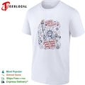 Statue of Liberty pledge allegiance crescent moon star white shirt