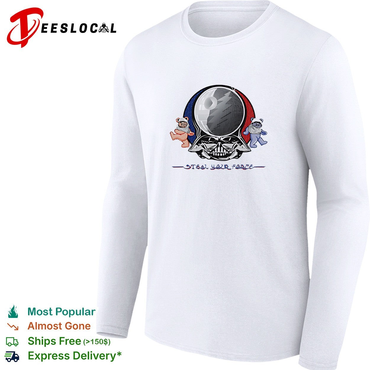 Steal Your Face Grateful Dead Darth Vader shirt