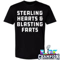 Stealing Hearts And Blasting Farts Joke Sarcastic Shirt
