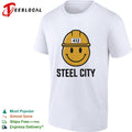 Steel City 412 Smiley Face Pittsburgh Steelers shirt