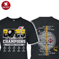 Steelers AFC North Champs 2025 Two Sided Shirt