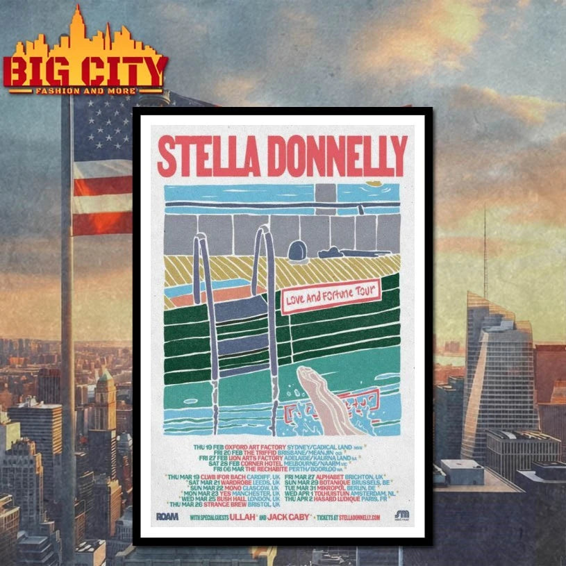 Stella Donnelly Love And Fortune Tour 2026 Poster shirt