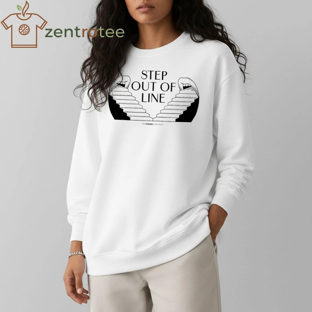 Step Out Of Line tee