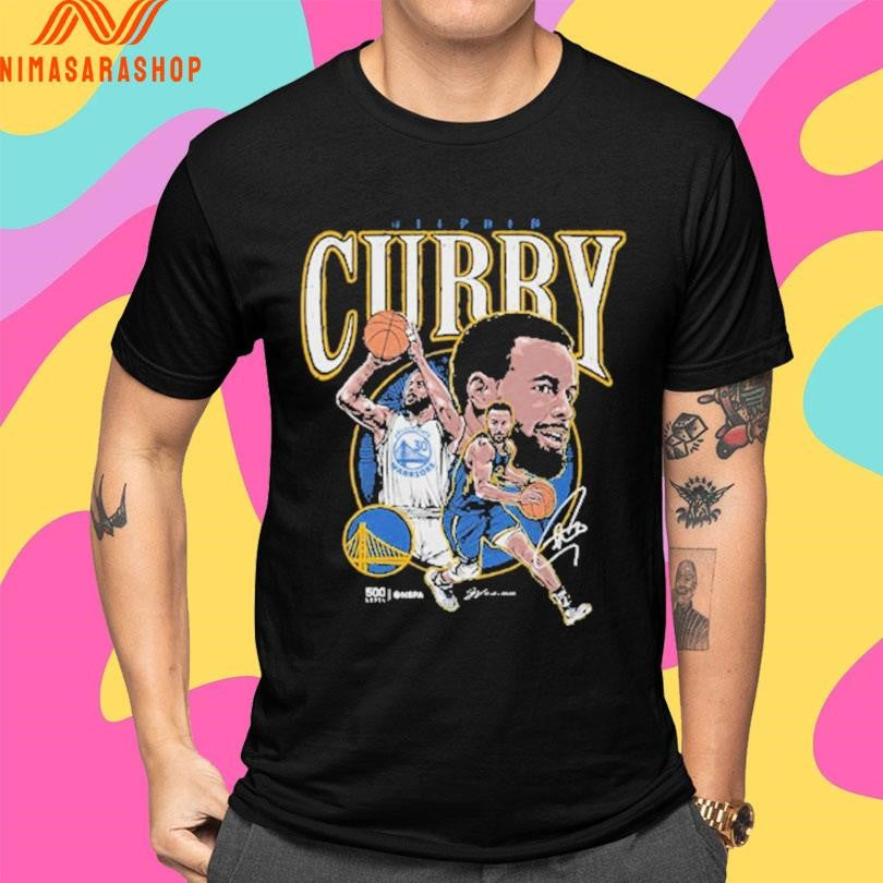 Steph Curry Golden State Warriors Trio Basketball Signature Shirts