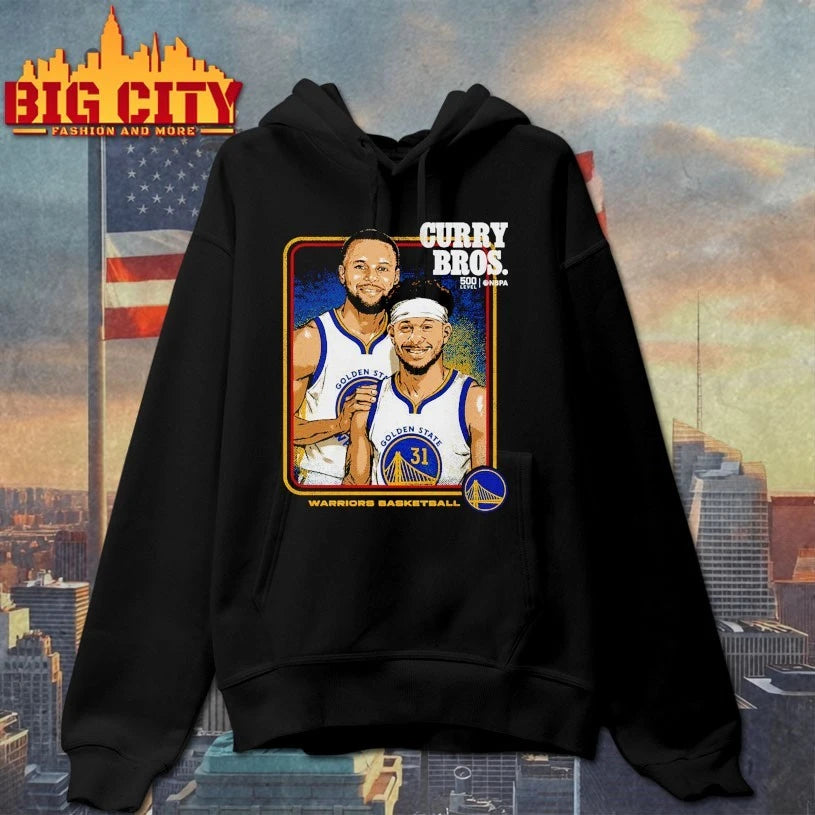 Steph Curry &amp; Seth Curry Golden State Warriors Step Brothers Shirt