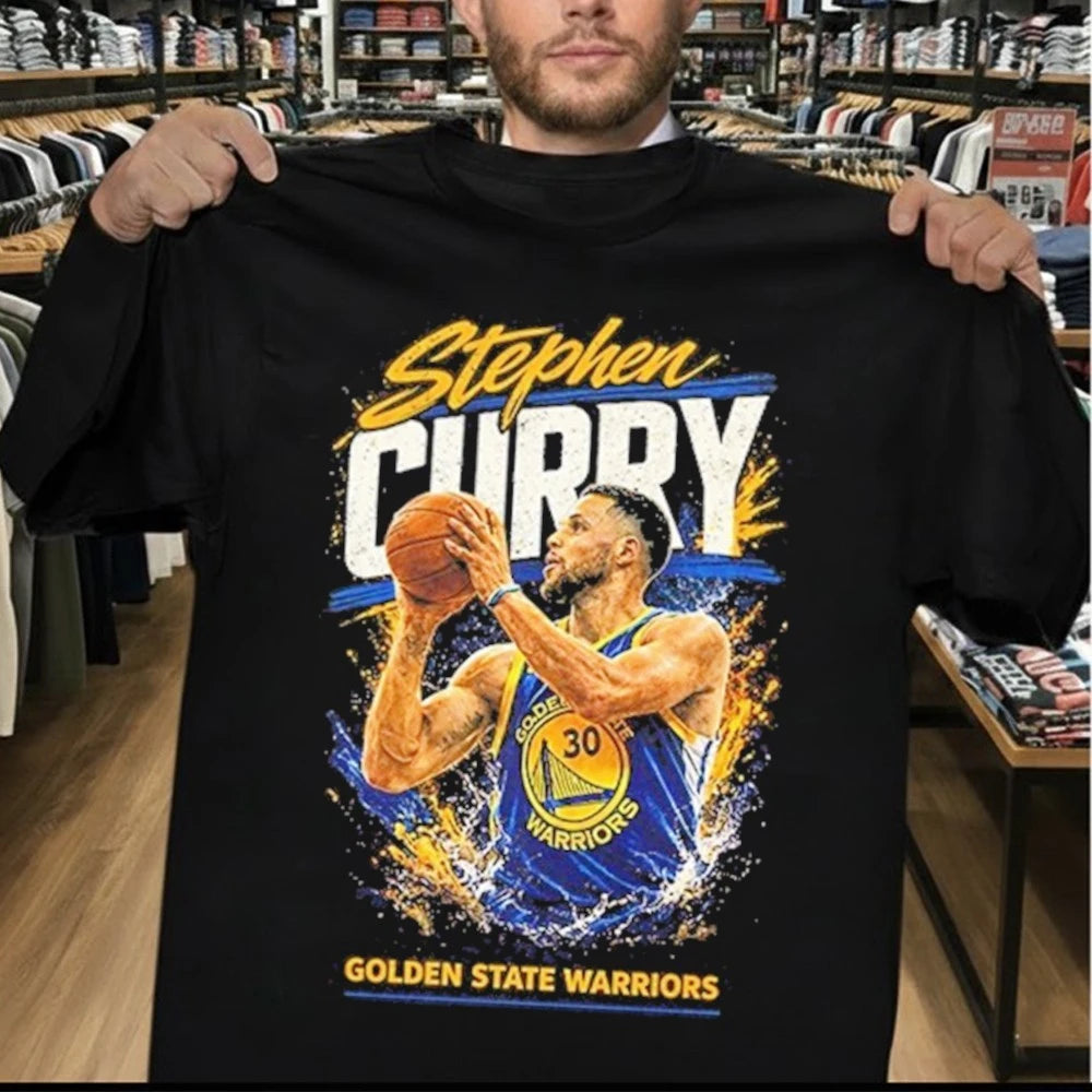 Stephen Curry 30 Golden State Warriors Splash Brothers Basketball Graphic Shirt