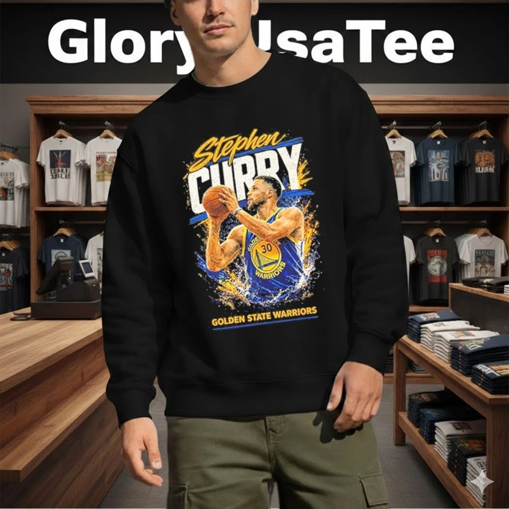 Stephen Curry 30 Golden State Warriors Splash Brothers Basketball Graphic Shirt