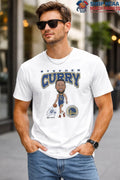 Stephen Curry Golden State Warriors Signature Hardwood Comic T-Shirt