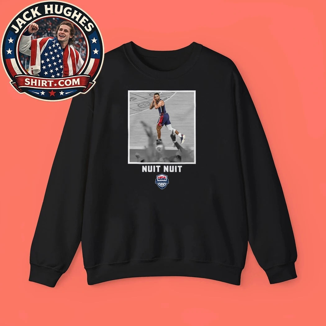 Stephen Curry USA Basketball Stadium Essentials Unisex Gold Medal Moments Night Night T-Shirt
