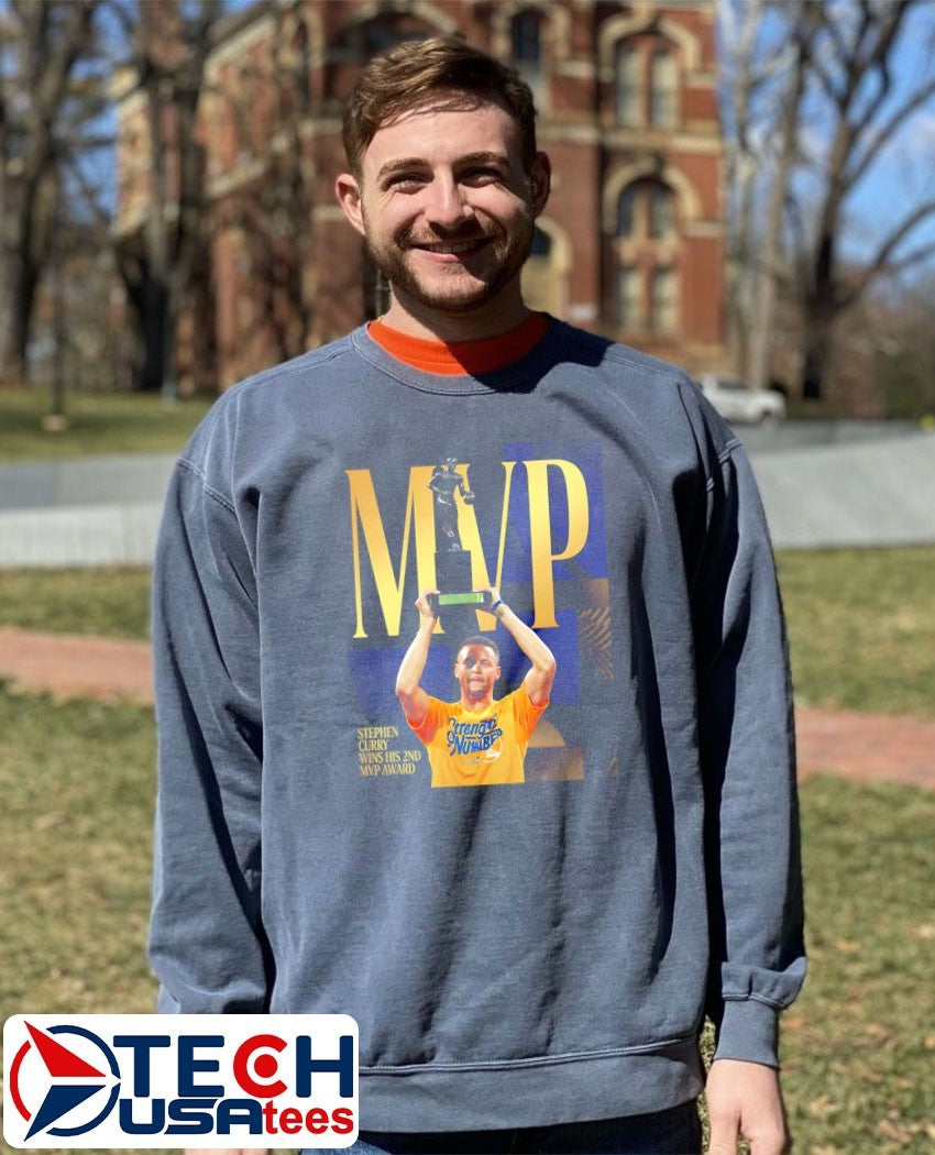 Stephen Curry wins his 2nd MVP Award shirt