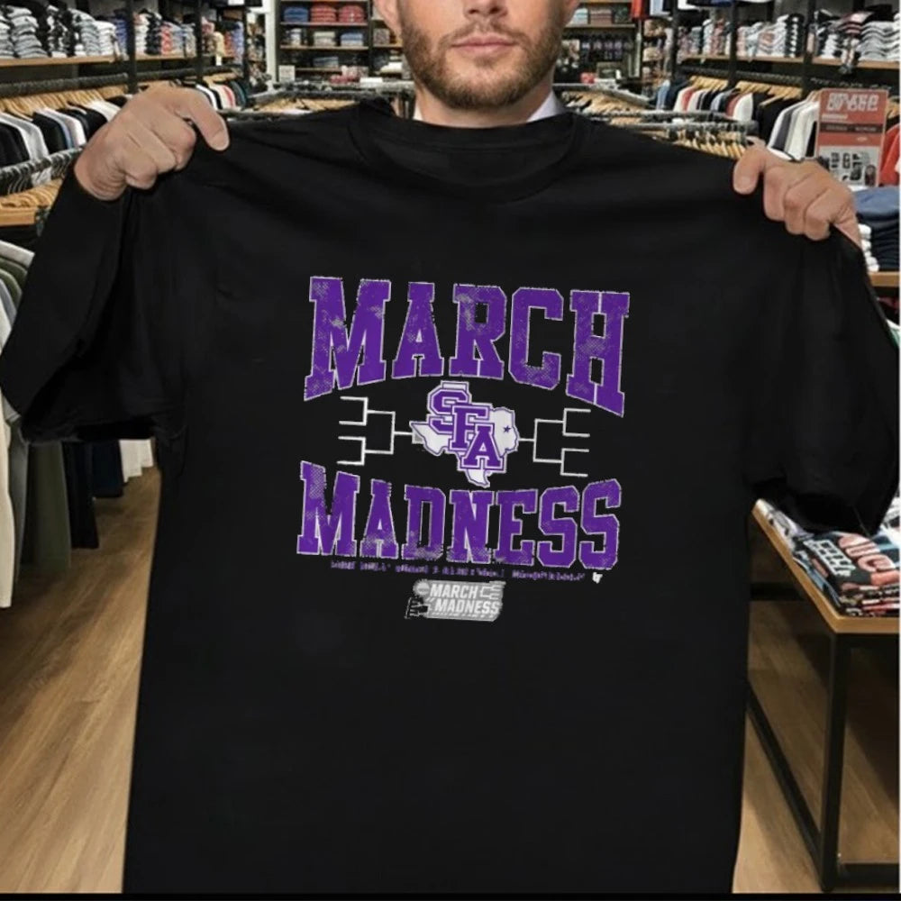 Stephen F. Austin Ladyjacks WBB 2026 March Madness NCAA Men’s Basketball Championship Shirt