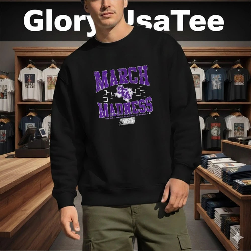 Stephen F. Austin Ladyjacks WBB 2026 March Madness NCAA Men’s Basketball Championship Shirt