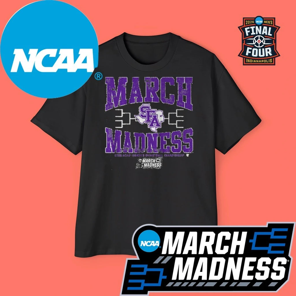 Stephen F. Austin Ladyjacks WBB 2026 NCAA Women’s Basketball Championship March Madness Logo Shirt