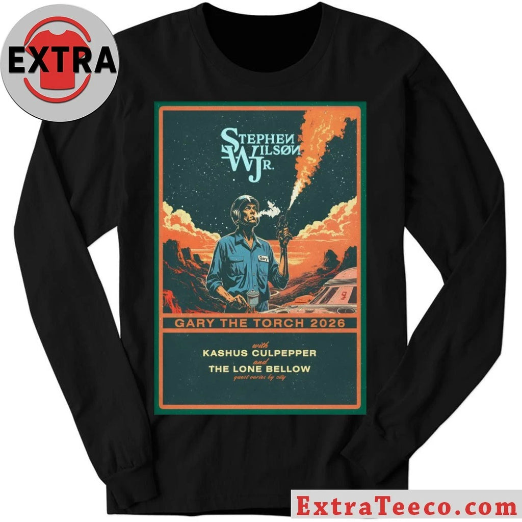 Stephen Wilson JR. 2026 Gary The Torch Tour Poster Shirt
