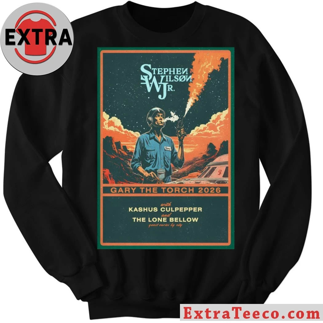Stephen Wilson JR. 2026 Gary The Torch Tour Poster Shirt
