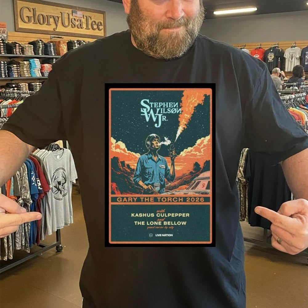 Stephen Wilson JR. Gary The Torch 2026 Tour Poster Shirt