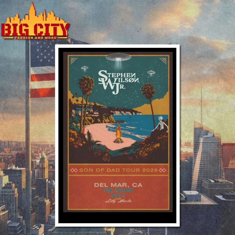 Stephen Wilson JR. Nov 2 2025 Del Mar CA Poster shirt