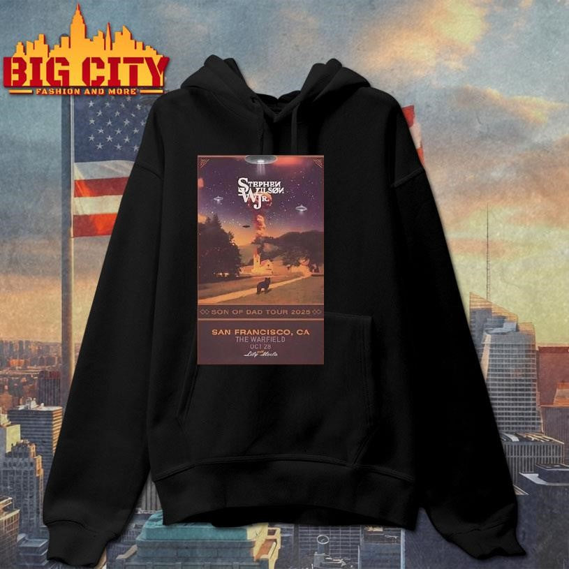 Stephen Wilson Jr Oct 28 2025 The Warfield San Francisco Tour Shirt