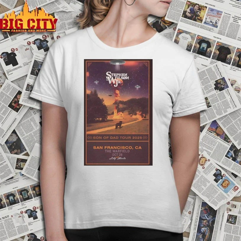 Stephen Wilson Jr. Fall Tour 2025 San Francisco Poster shirt
