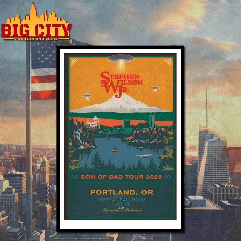 Stephen Wilson Jr. Oct 26 2025 Crystal Ballroom in Portland OR Poster shirt