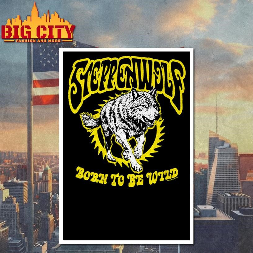Steppenwolf Born to be Wild Wolf Shirt