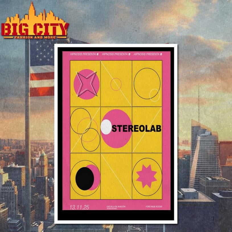 Sterolab At Foro Indie Rocks! On Nov 13 2025 Poster shirt