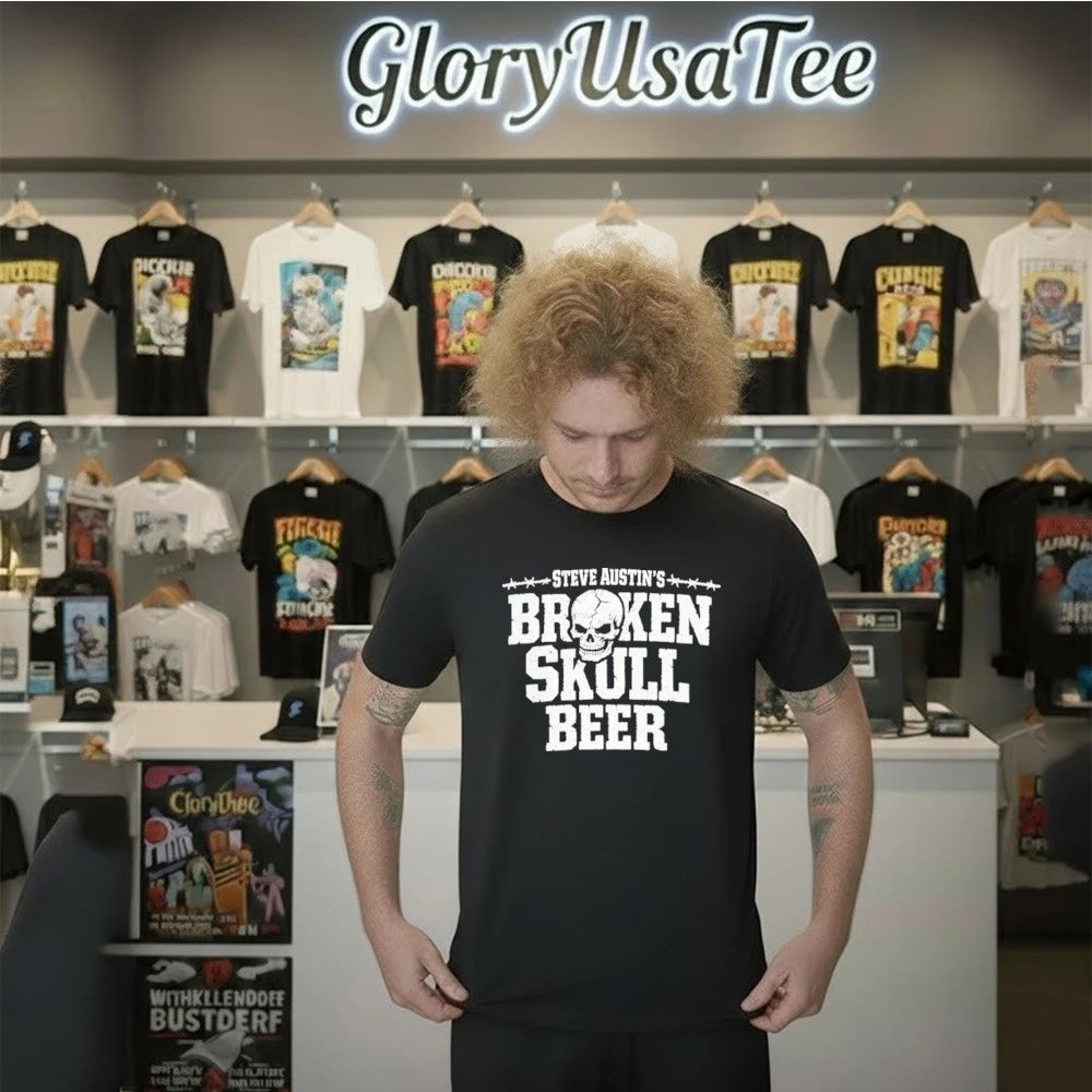 Steve Austin’s Broken Skull Beer Shirt