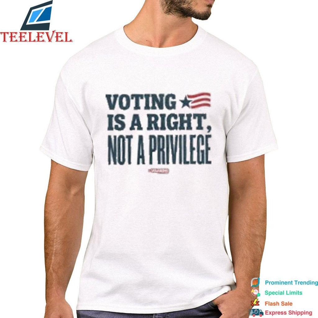 Steve Schmidt Voting Is A Right Not A Privilege T-shirts