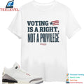 Steve Schmidt Voting Is A Right Not A Privilege T-shirts