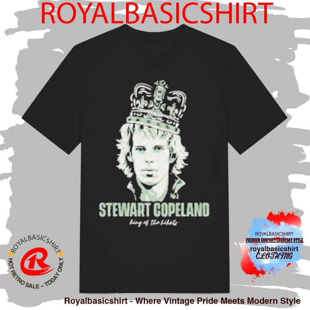Stewart Copeland King Of The Hi-Hats W. Crown T-Shirt