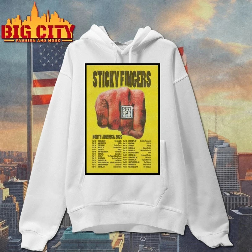 Sticky Fingers North America 2026 Shows Poster shirt
