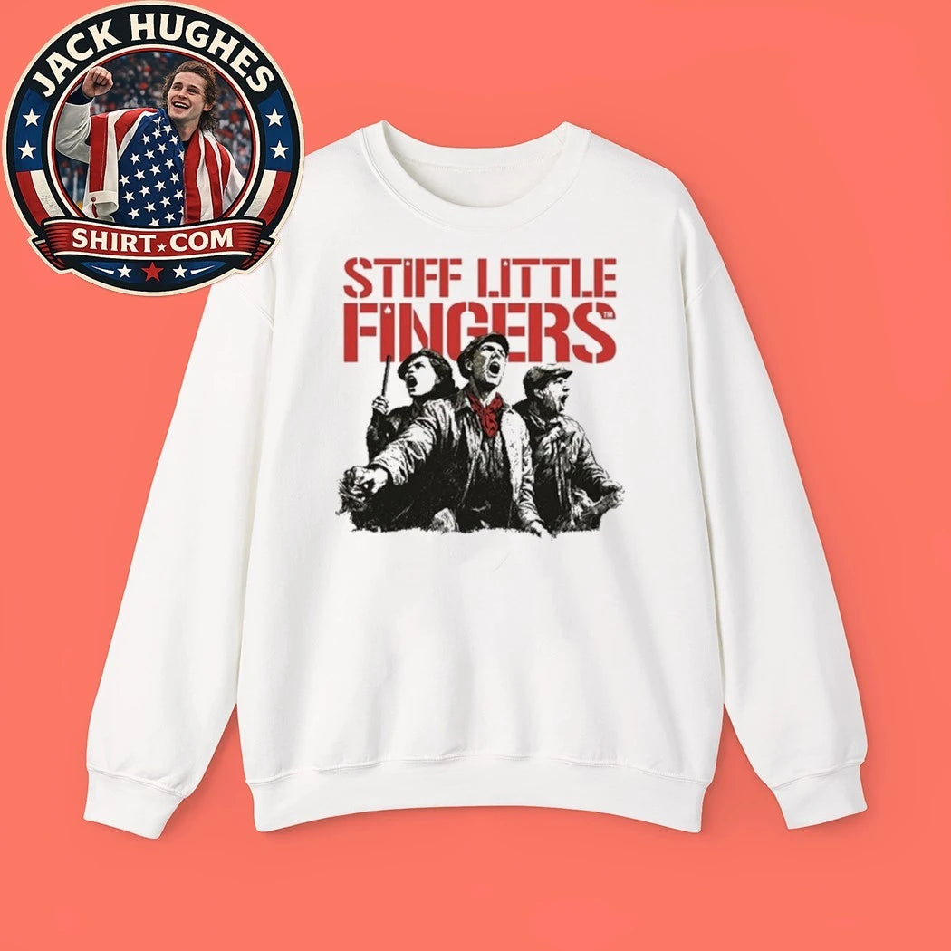 Stiff Little Fingers Band Raise Your Voice Ecru Tour Shirt