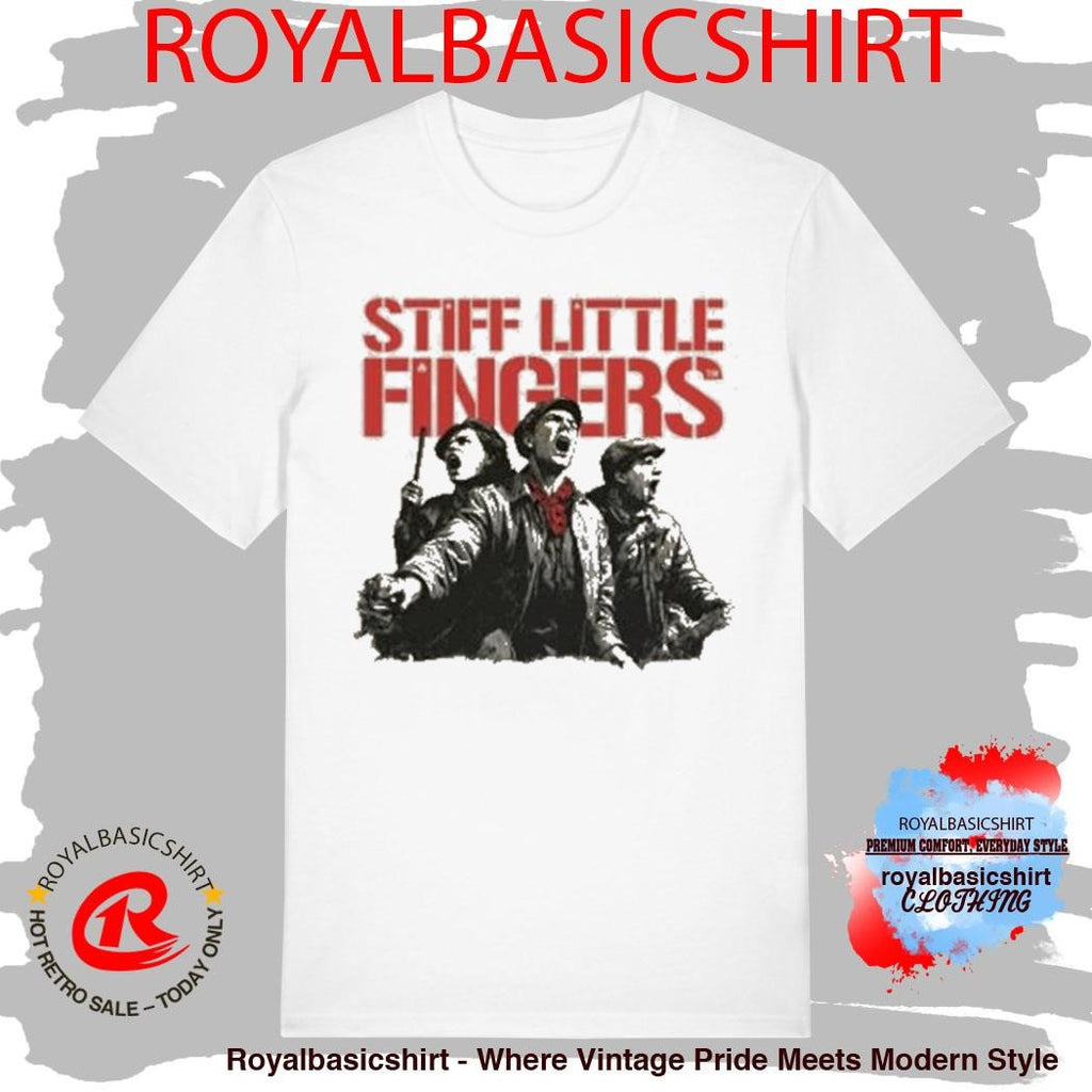 Stiff Little Fingers Raise Your Voice Ecru Tour Sand T-Shirt