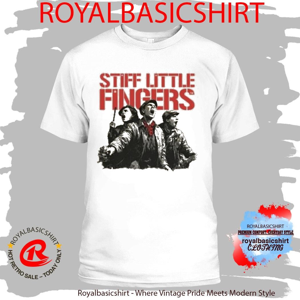 Stiff Little Fingers Raise Your Voice Ecru Tour Sand T-Shirt