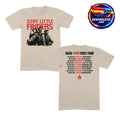 Stiff Little Fingers Raise Your Voice Ecru Tour Two Sided Shirt