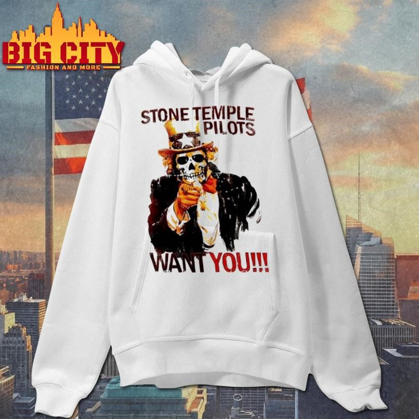 Stone Temple Pilots Wants You Usa Skeleton Shirt