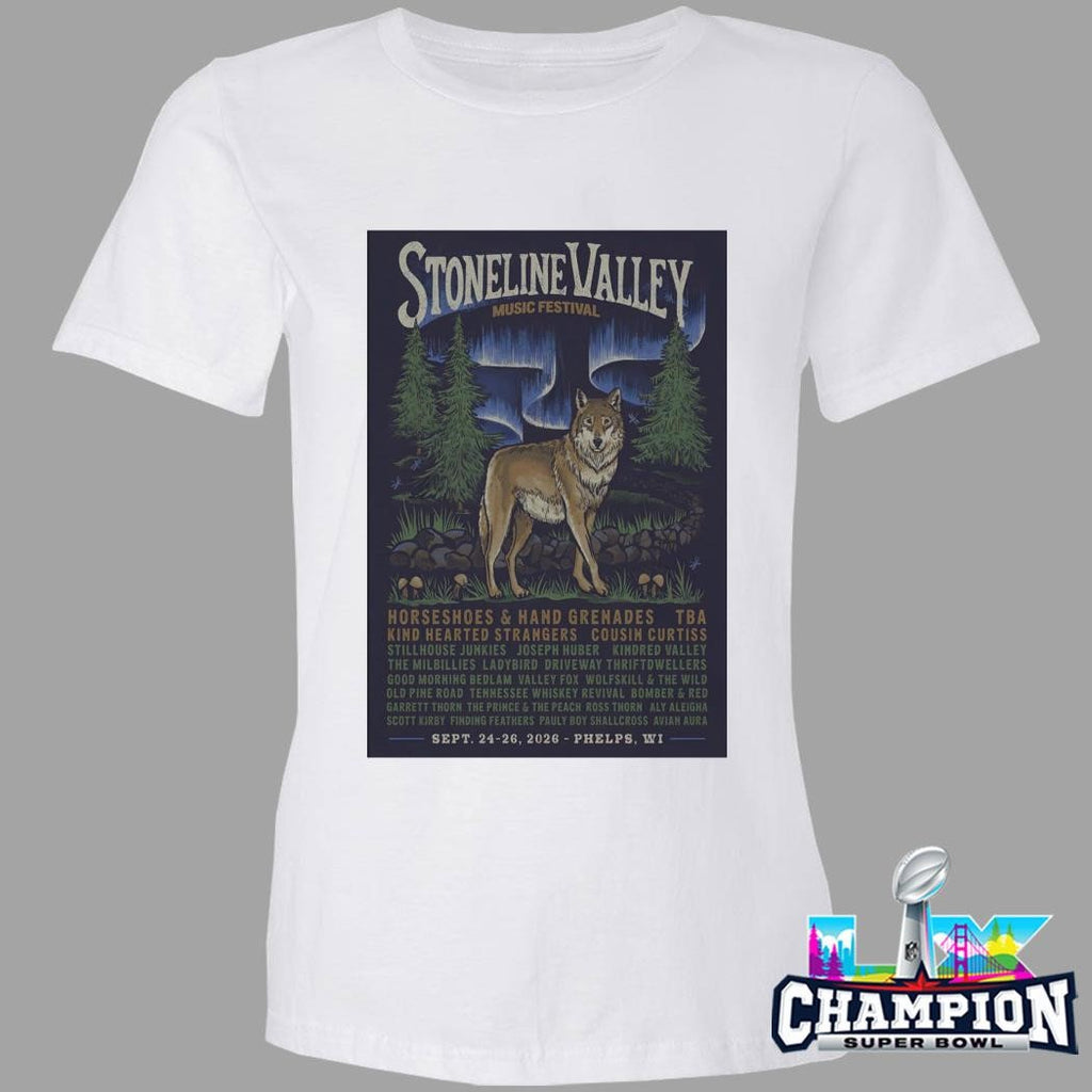Stoneline Valley Music Festival Phelps Wisconsin Sept 24-26 2026 Shirt