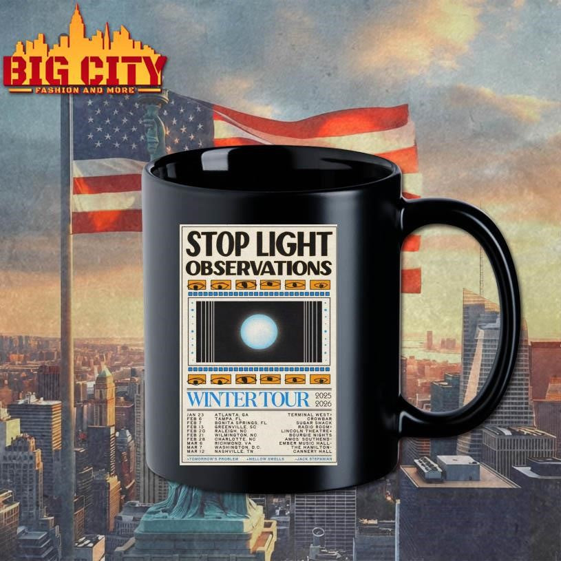 Stop Light Observations Winter Tour 2026 Poster shirt