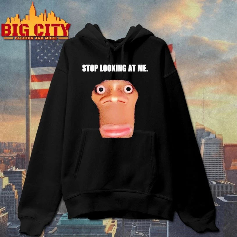 Stop Looking At Me Face meme shirt