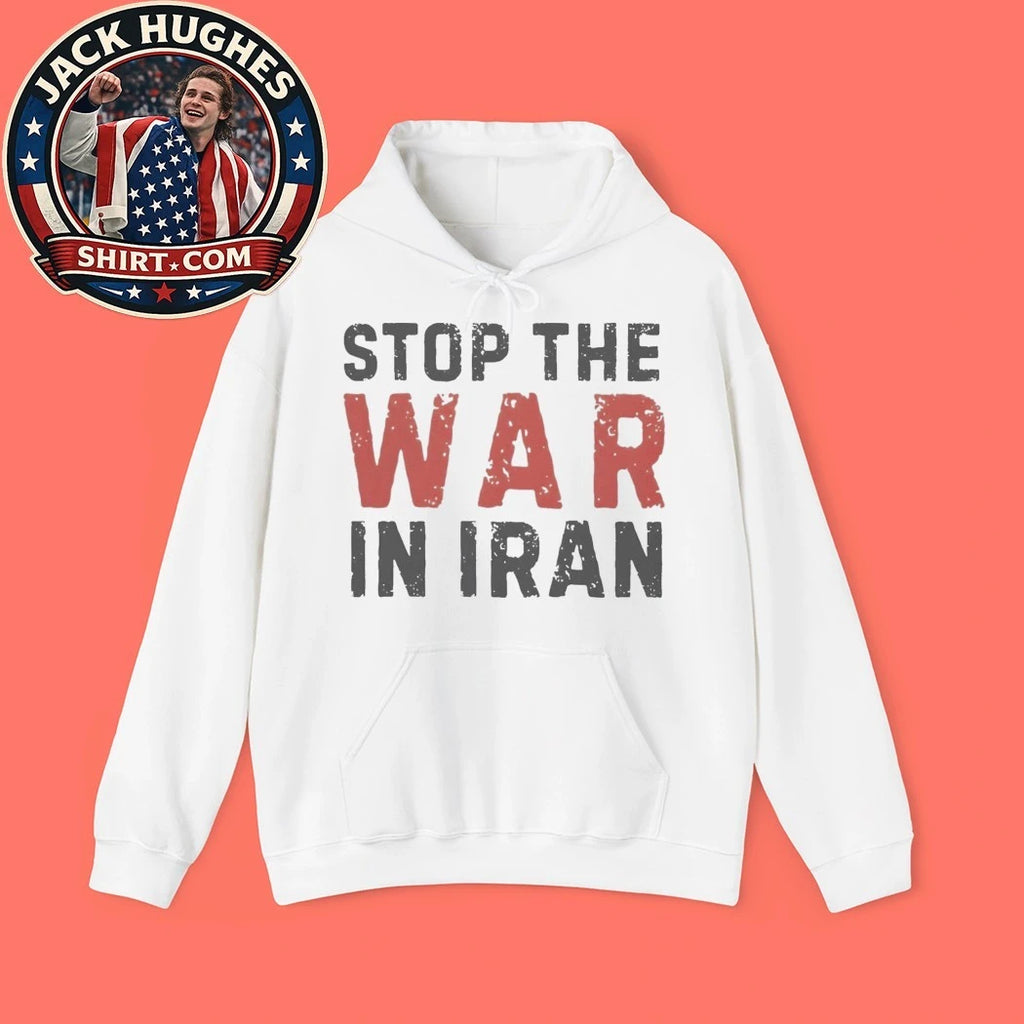 Stop The War In Iran Peace Message Vintage Typography Shirt