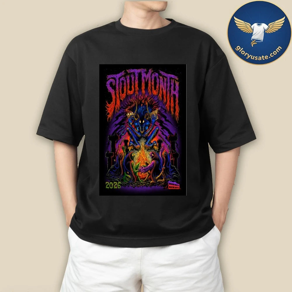 Stout Month 2026 – Fort George Brewery Poster Shirt