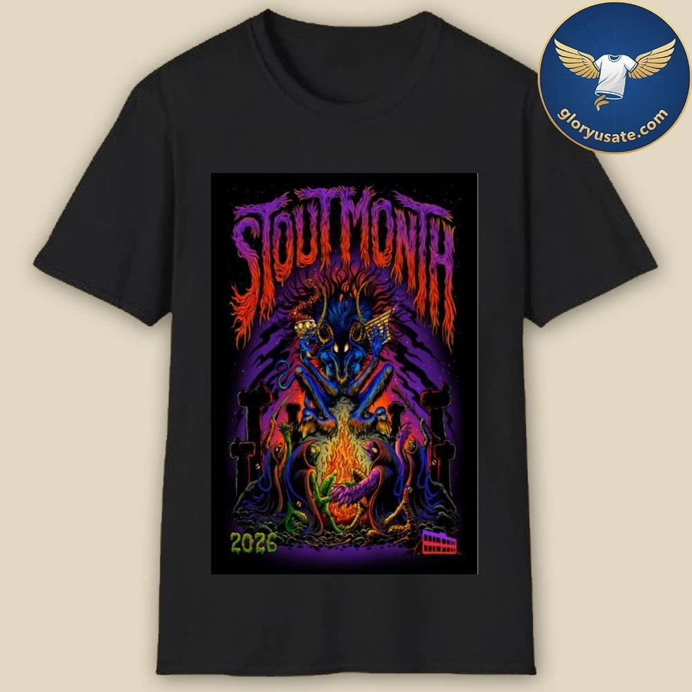 Stout Month 2026 – Fort George Brewery Poster Shirt