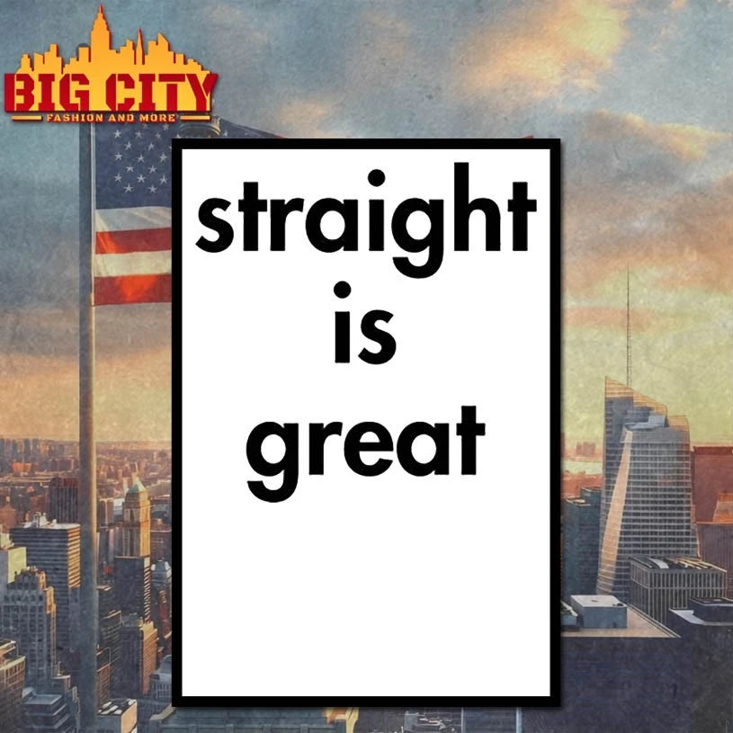 Straight Is Great text Shirt