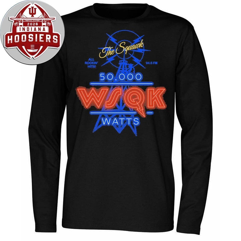 Stranger Radio The Squawk All Rockin Hits 50 000 Wsqk Watts Shirt