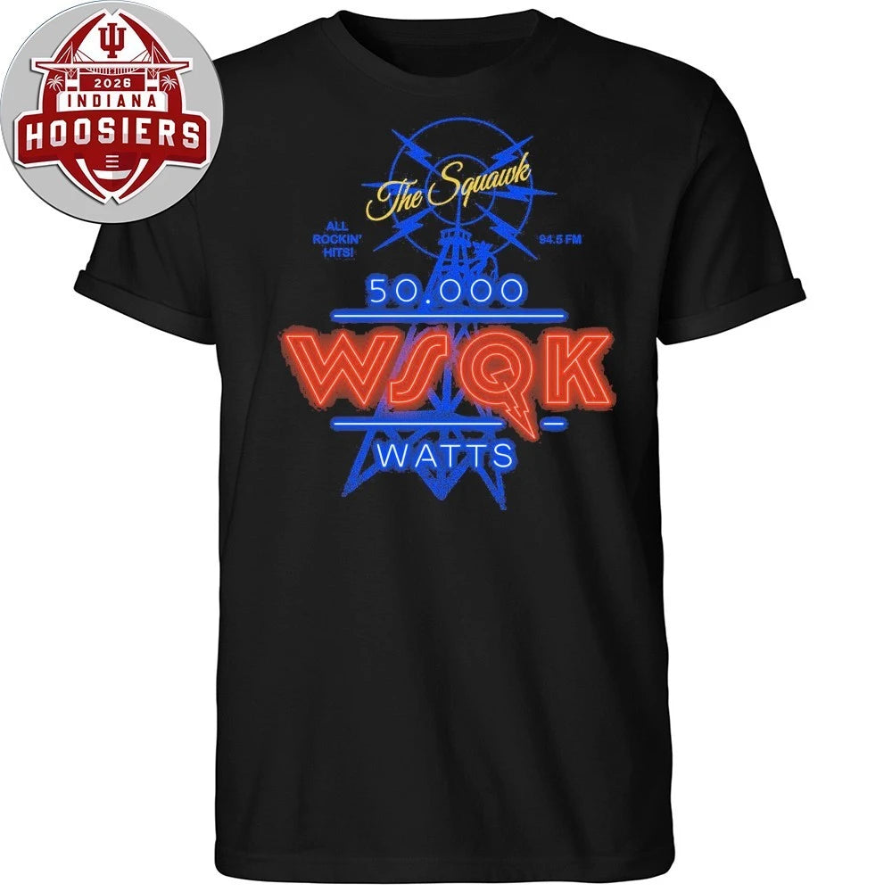 Stranger Radio The Squawk All Rockin Hits 50 000 Wsqk Watts Shirt